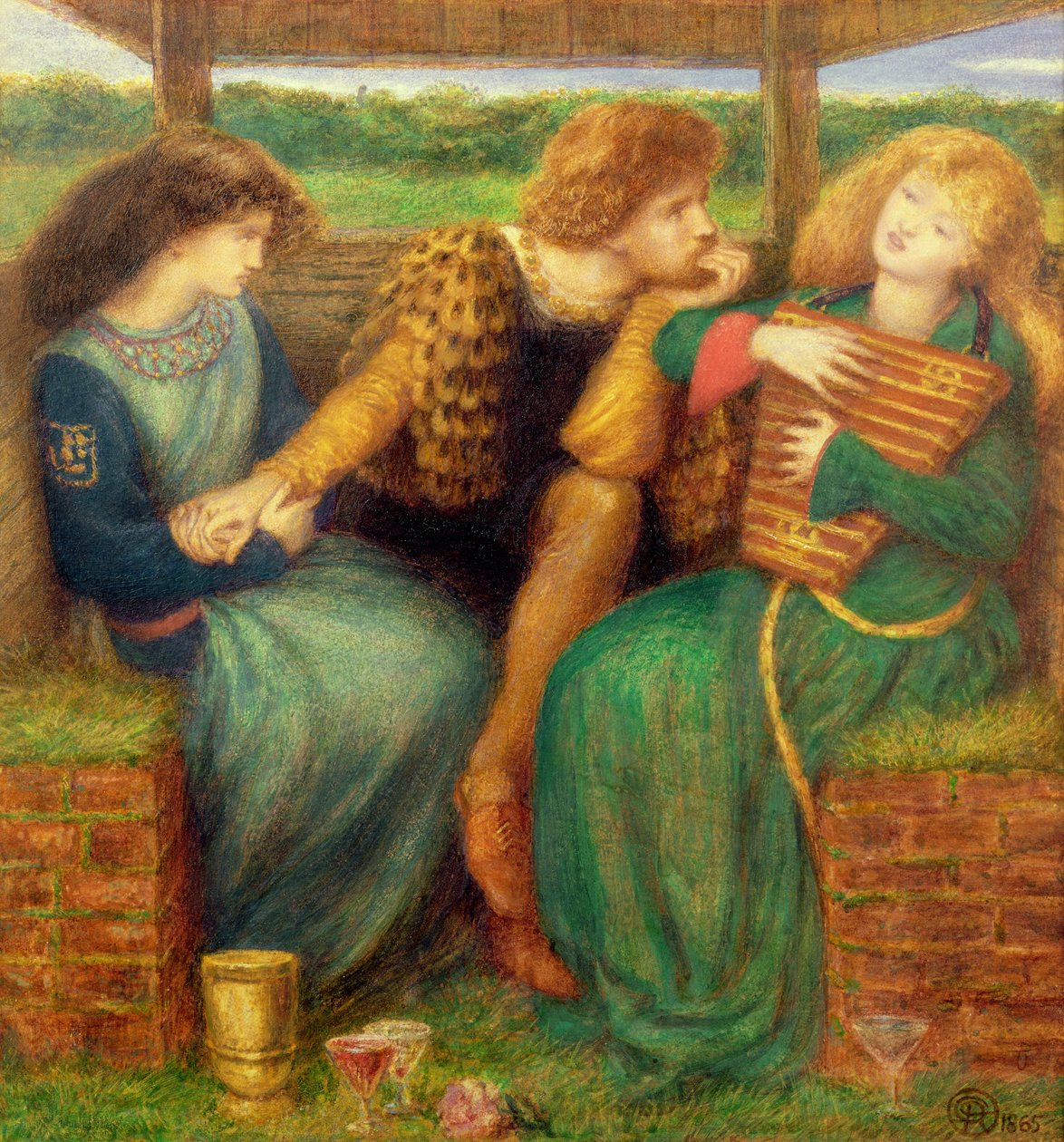 Den nådeslösa damen av Dante Gabriel Charles Rossetti