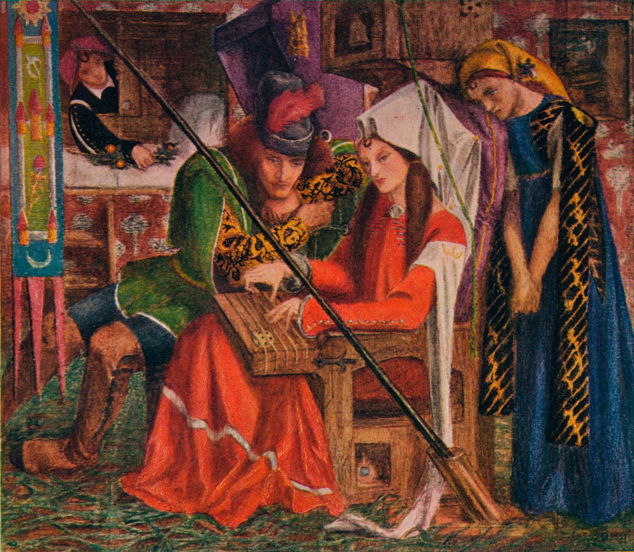 De sju tornens melodi, 1857 av Dante Gabriel Charles Rossetti