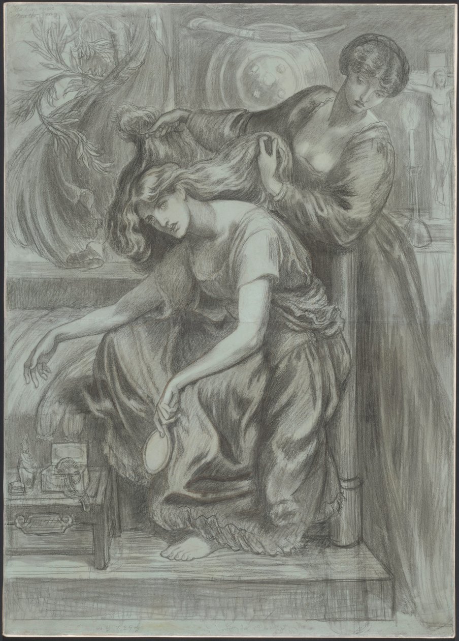 Desdemonas dödsång av Dante Gabriel Rossetti