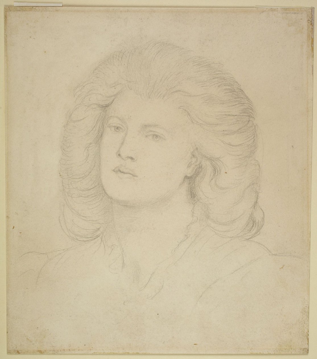 Kvinnans huvud av Dante Gabriel Rossetti