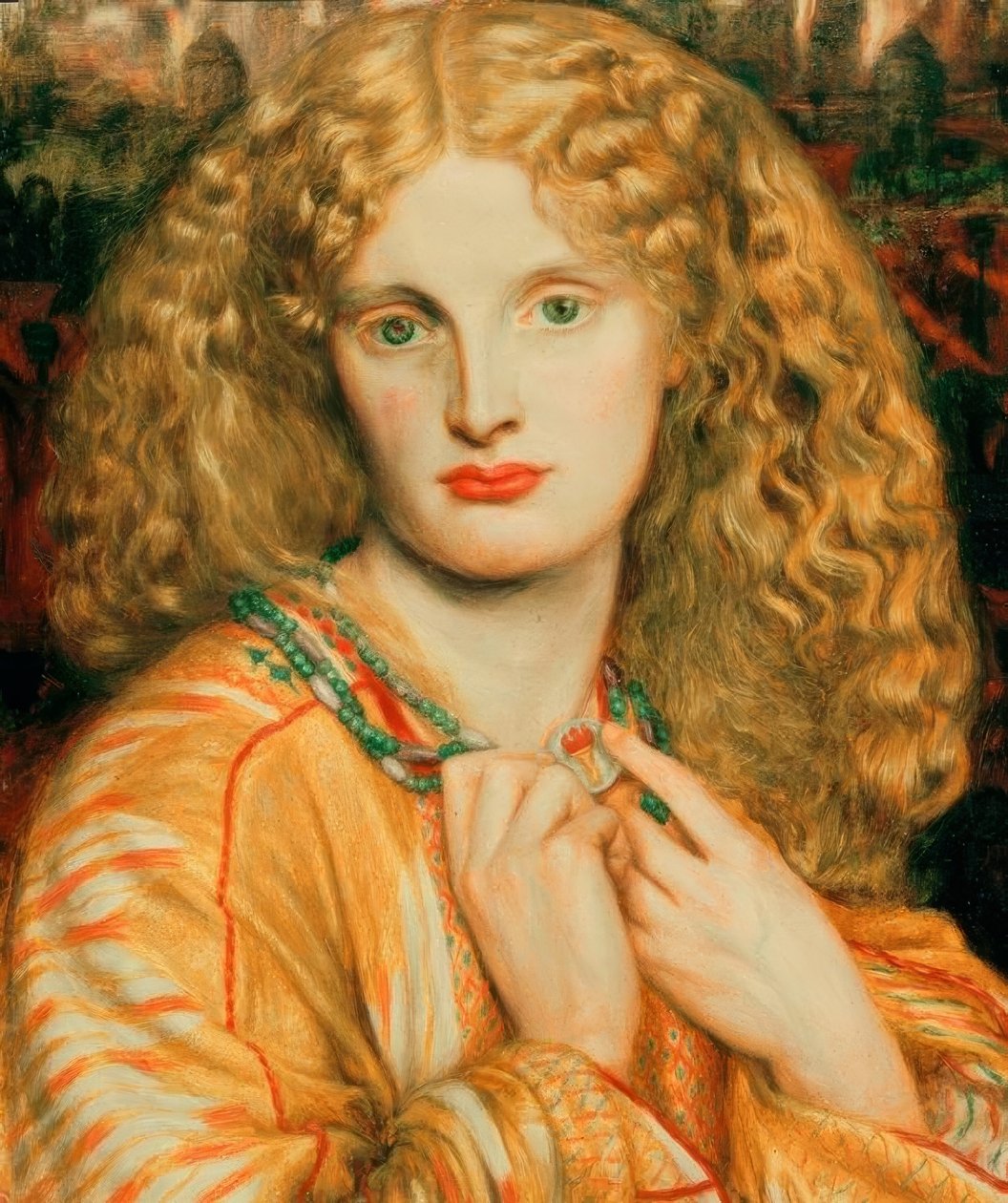Helen av Troja av Dante Gabriel Charles Rossetti