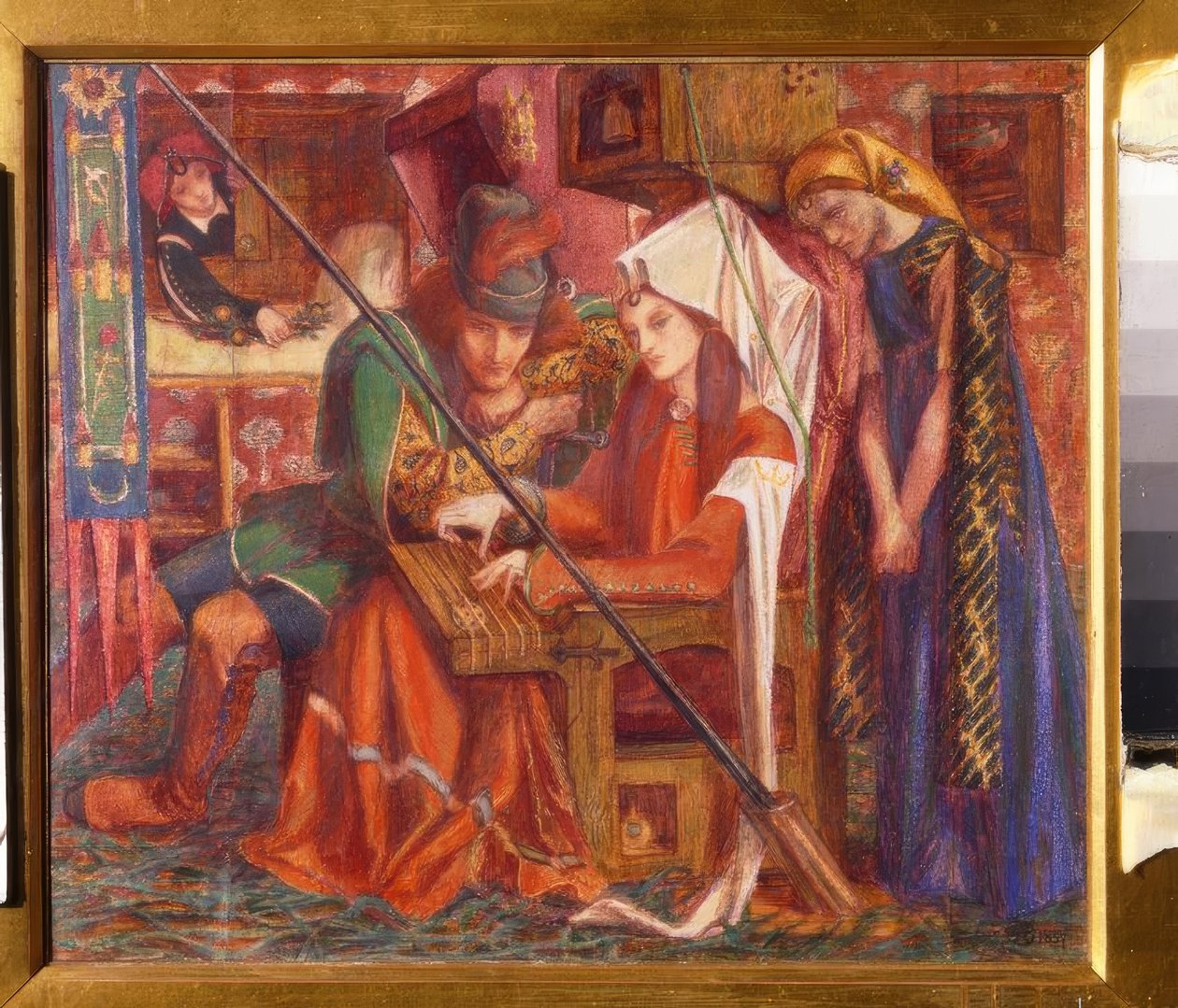Balladen om de sju tornen / 1857 av Dante Gabriel Charles Rossetti