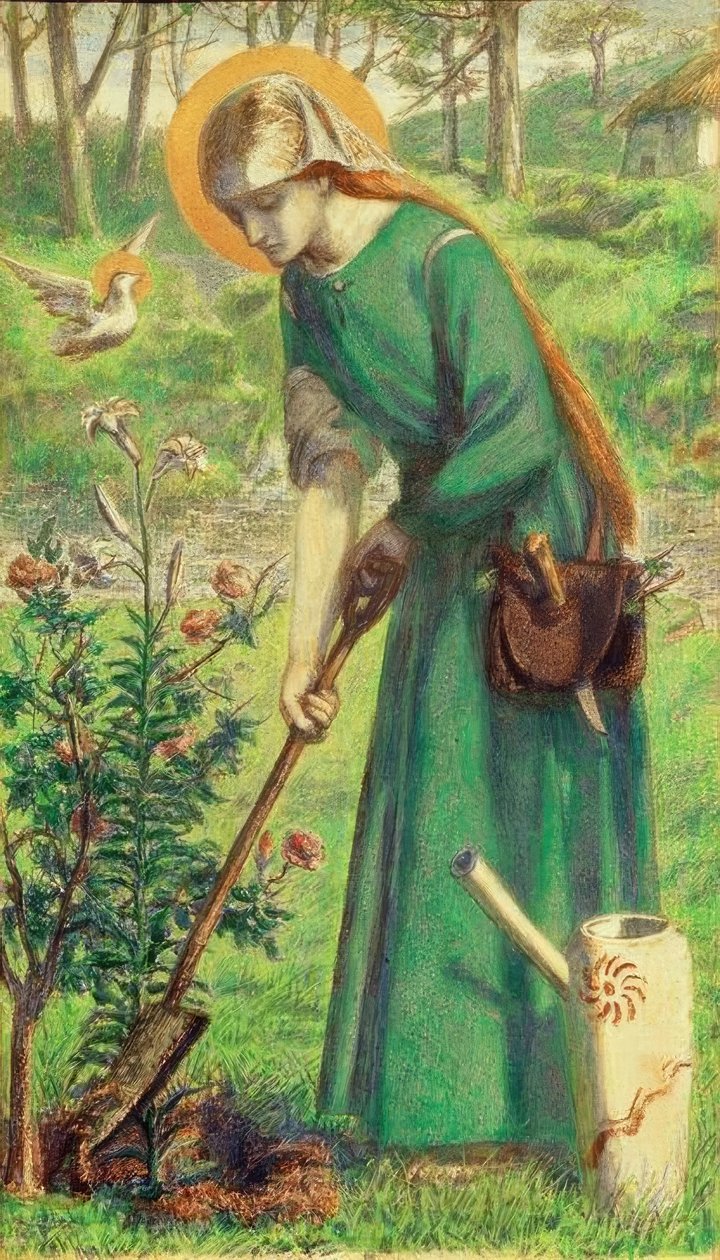 Mary Nazarene av Dante Gabriel Charles Rossetti
