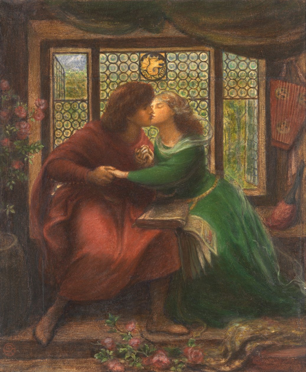 Paolo och Francesca da Rimini av Dante Gabriel Rossetti