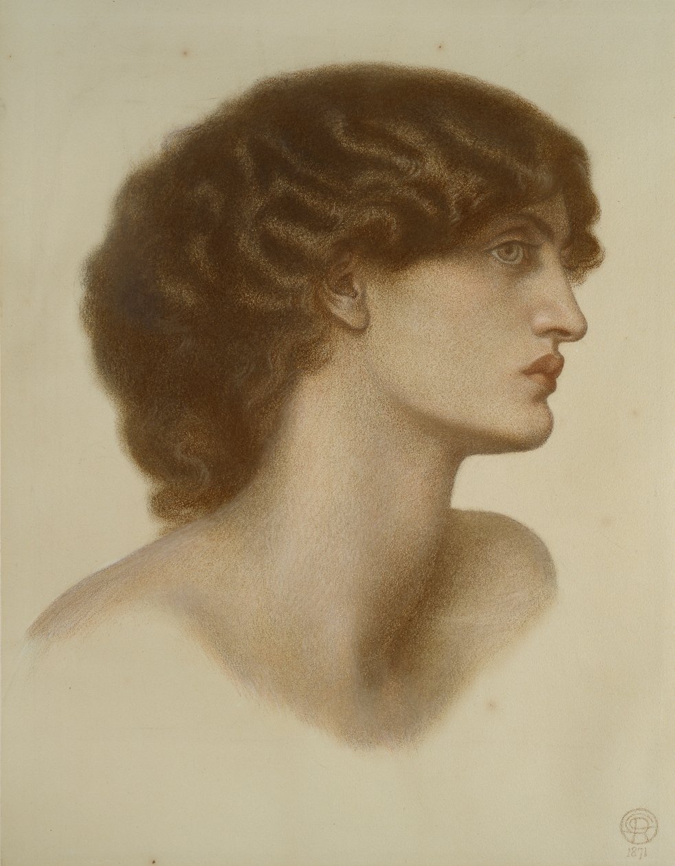 Mörk pärla, 1871 av Dante Gabriel Rossetti