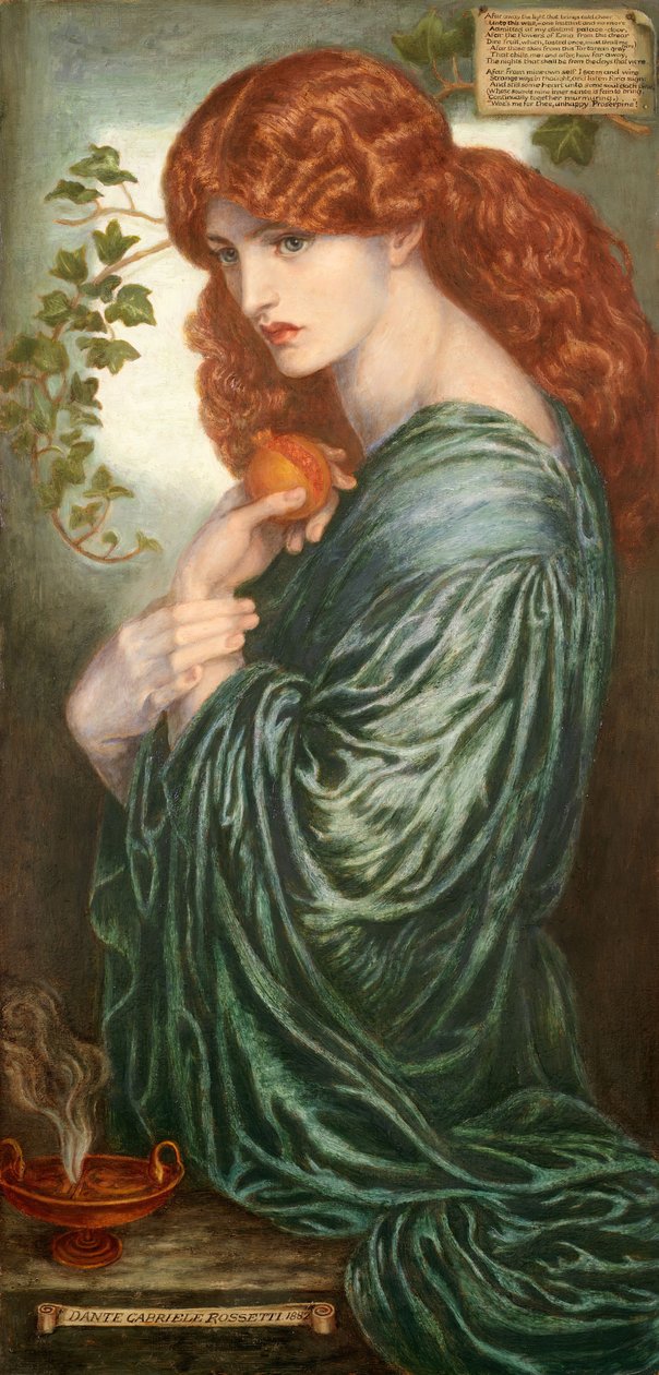 Proserpin, 1882. av Dante Gabriel Rossetti