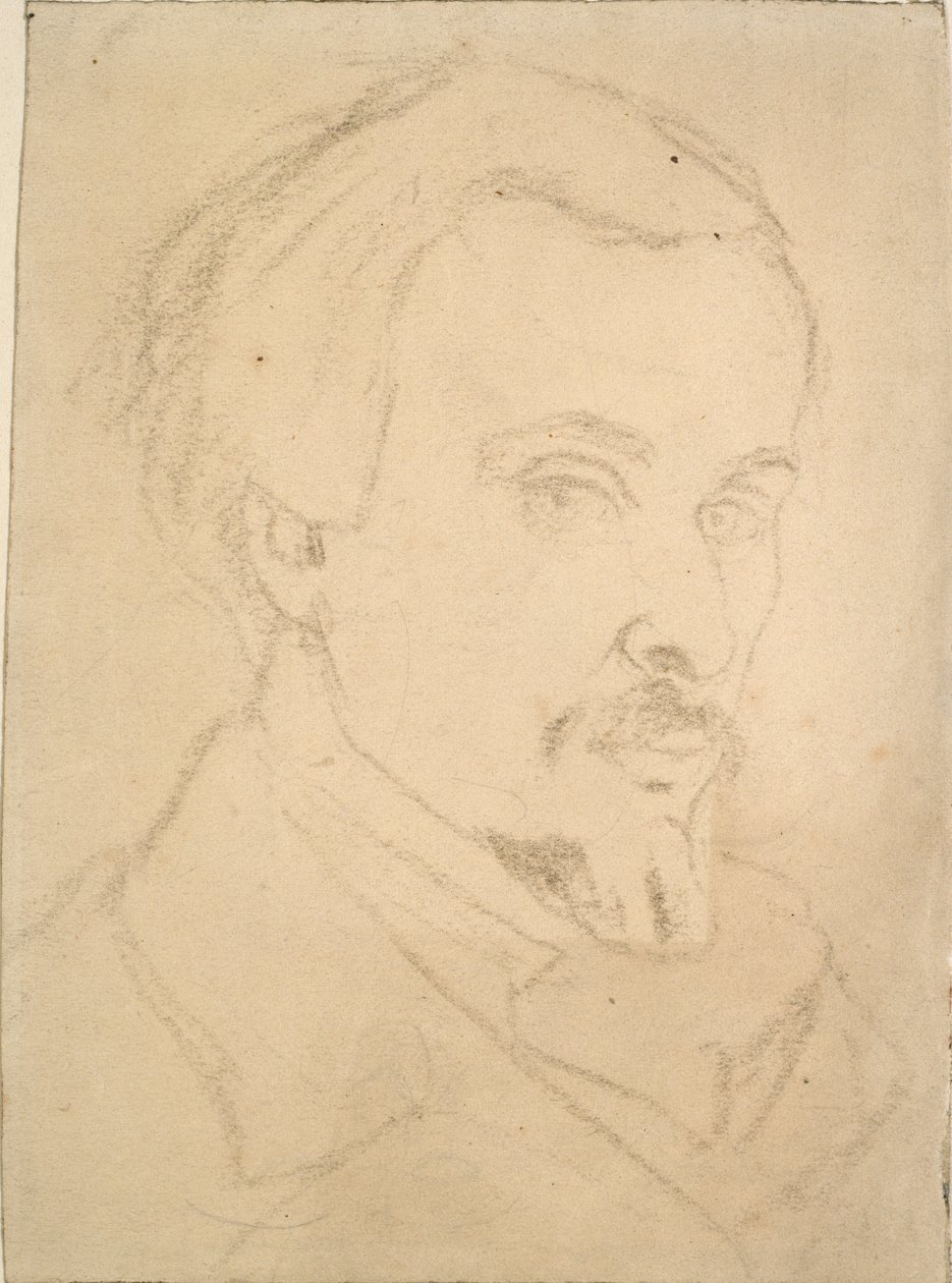 Självporträtt, c1850-1870 av Dante Gabriel Rossetti