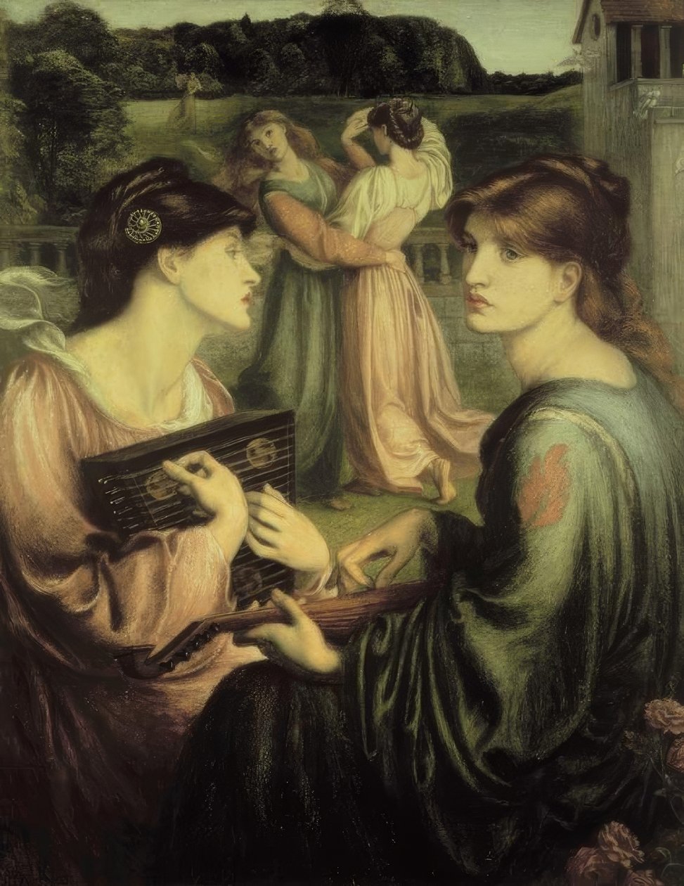 Bower Meadow av Dante Gabriel Charles Rossetti