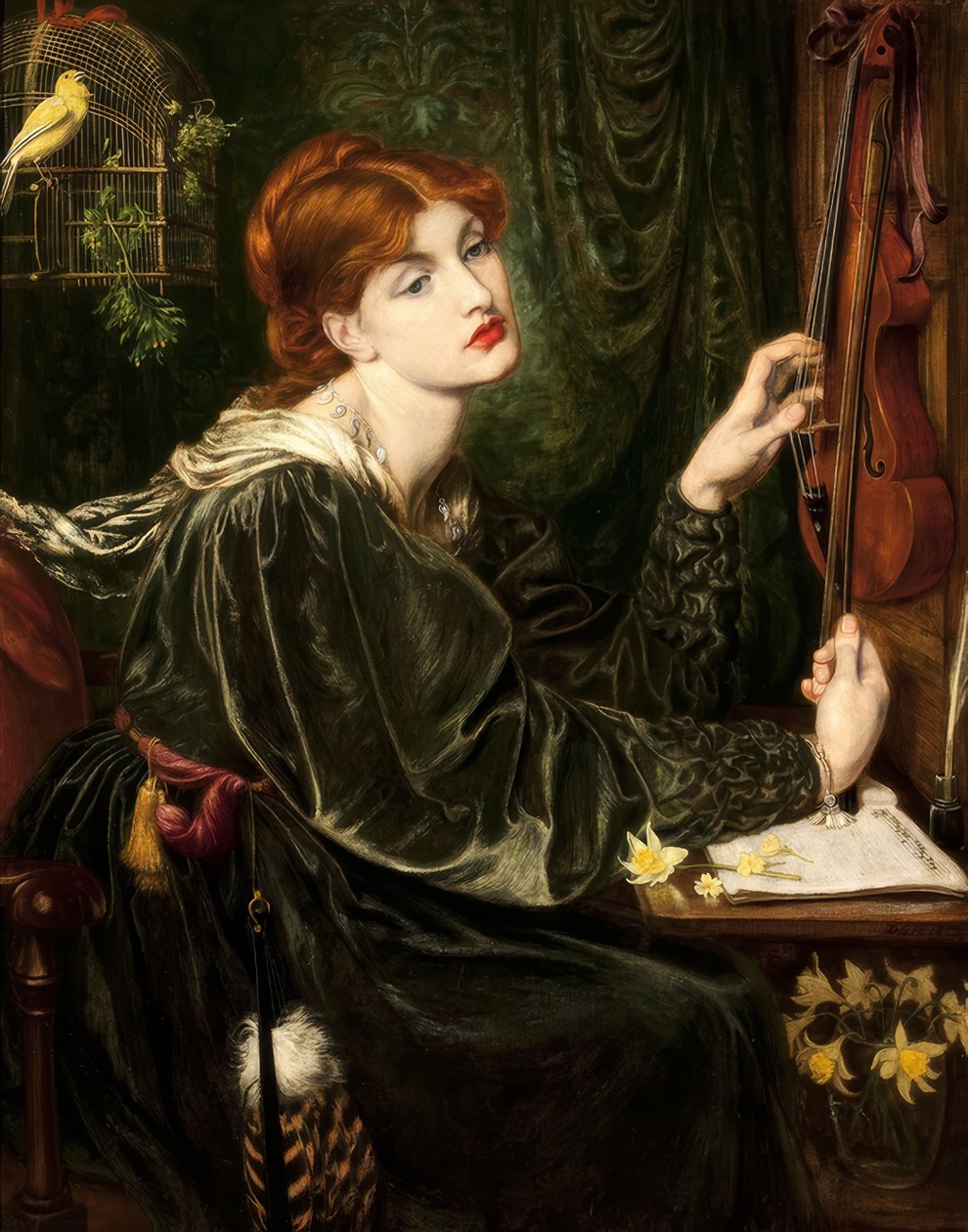 Veronica Veronese av Dante Gabriel Rossetti