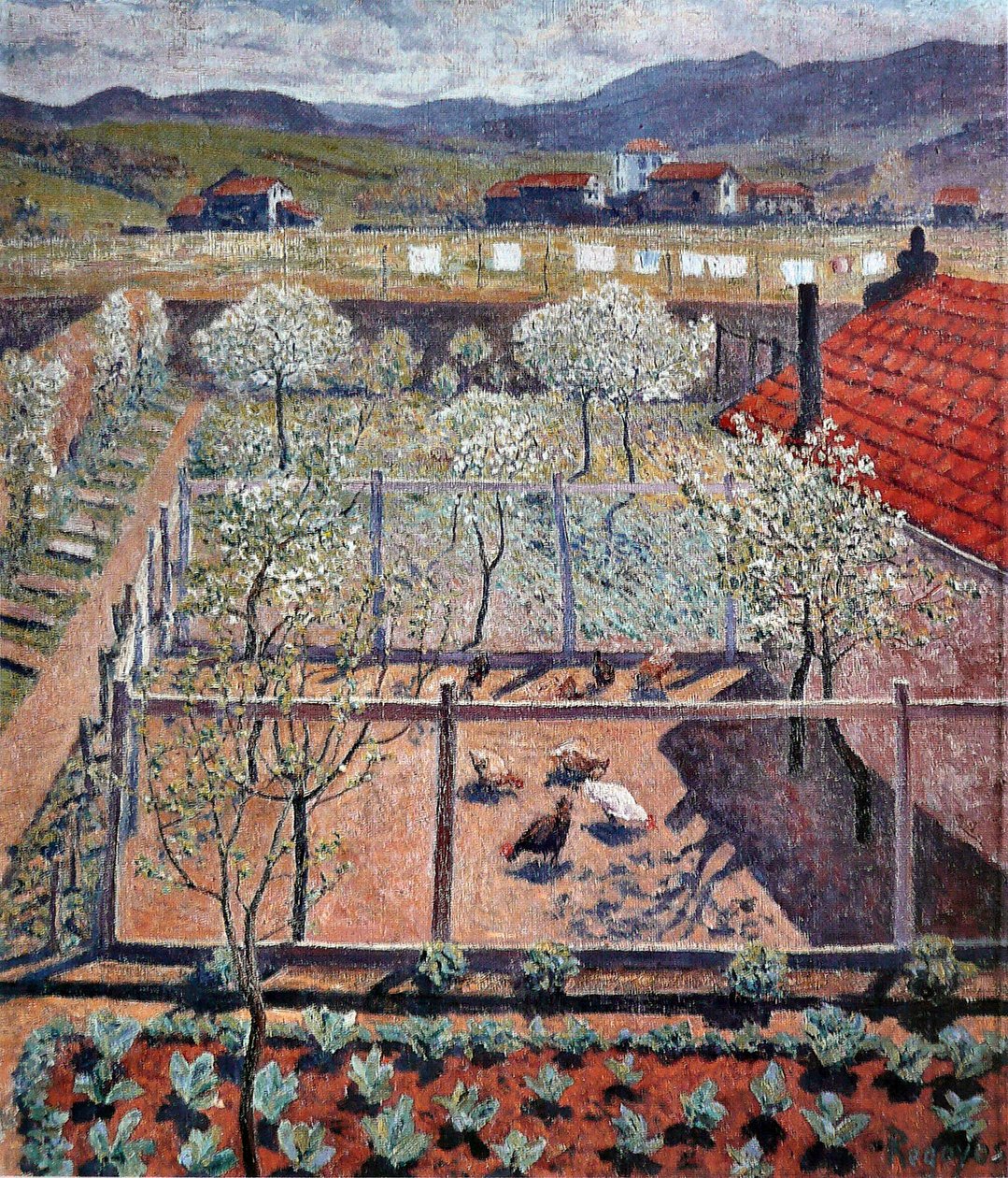 Henhouse av Darío de Regoyos