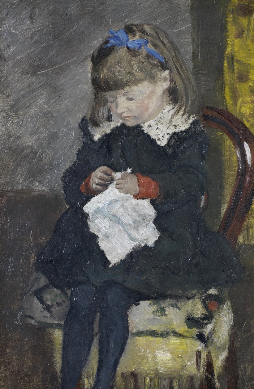 Porträtt av Emma Bogaerts av Darío de Regoyos