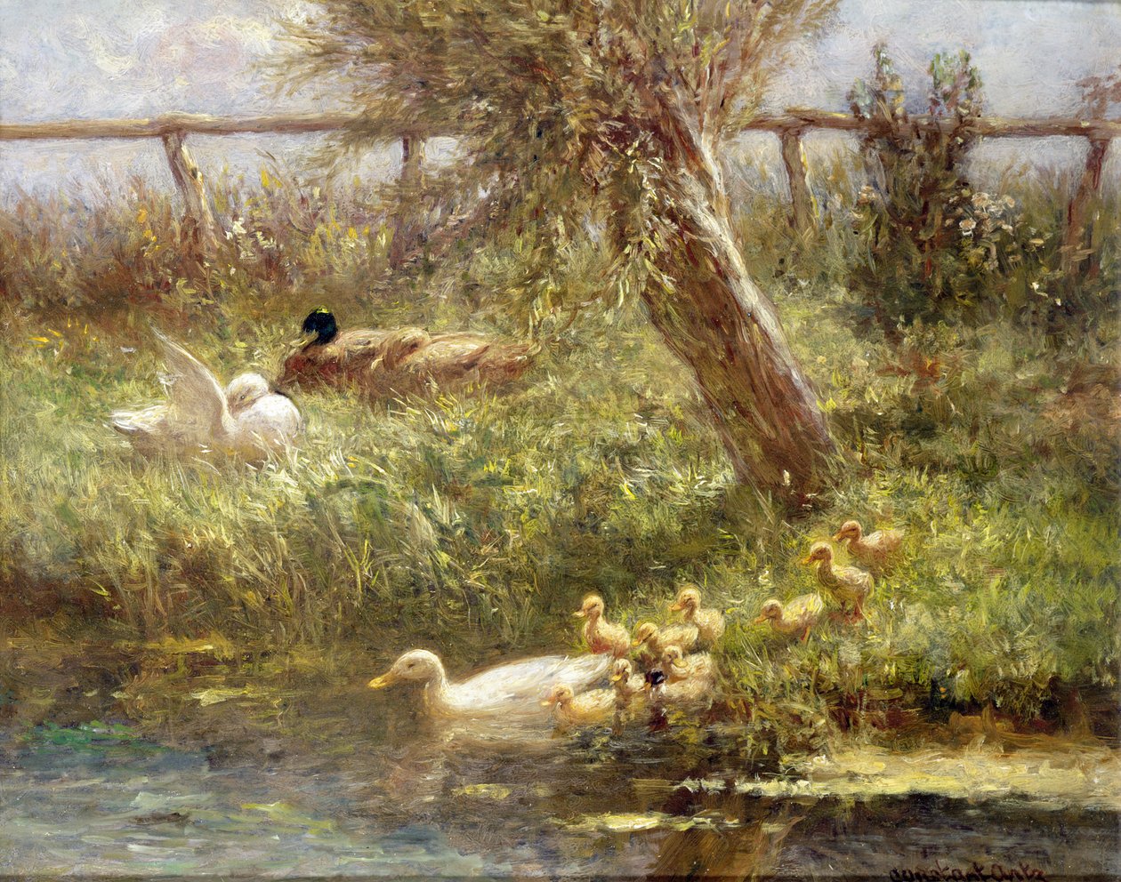 Ankor och ankungar av David Adolph Constant Artz