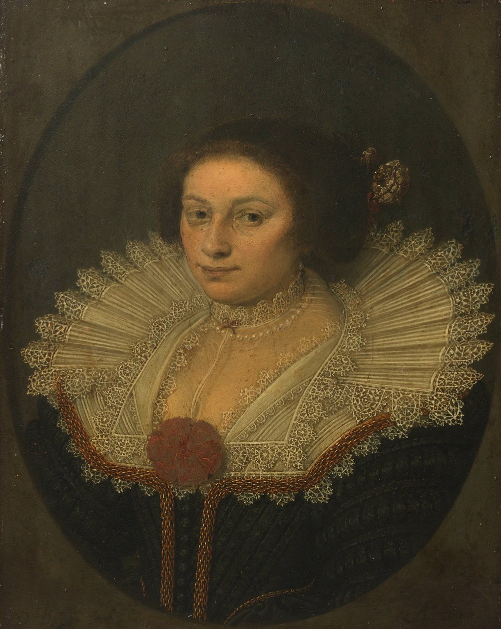 Porträtt av Aertje Witsen (1599-1652) av David Bailly