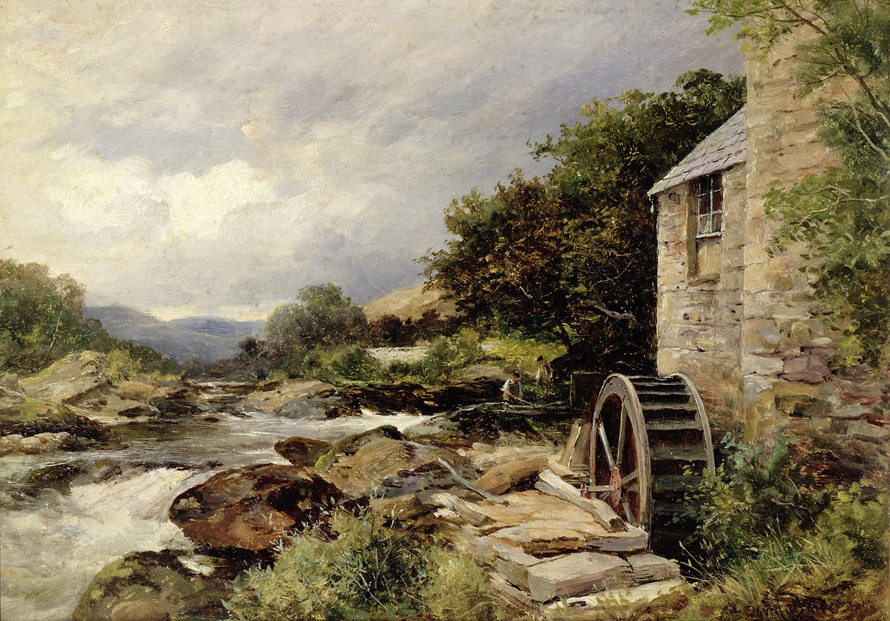 Kvarnen på Llugwy, Capel Curig av David Bates
