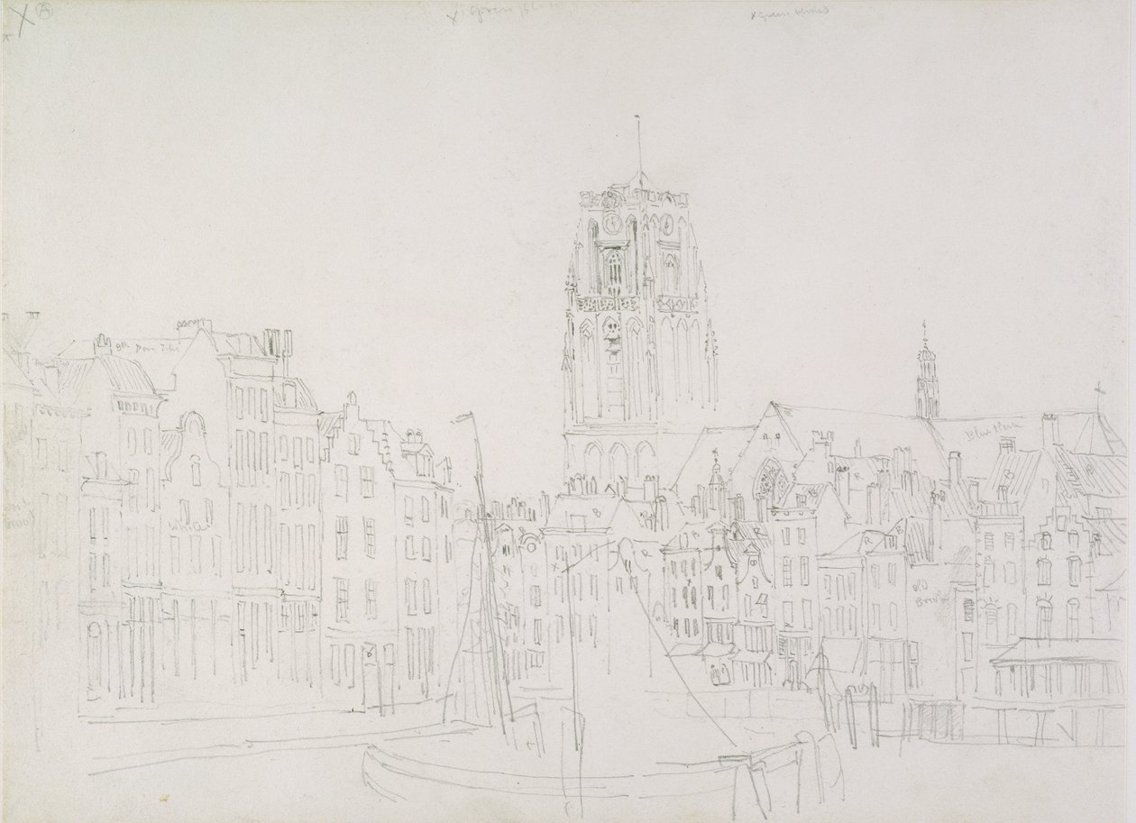 Rotterdam, ca 1826 av David Cox