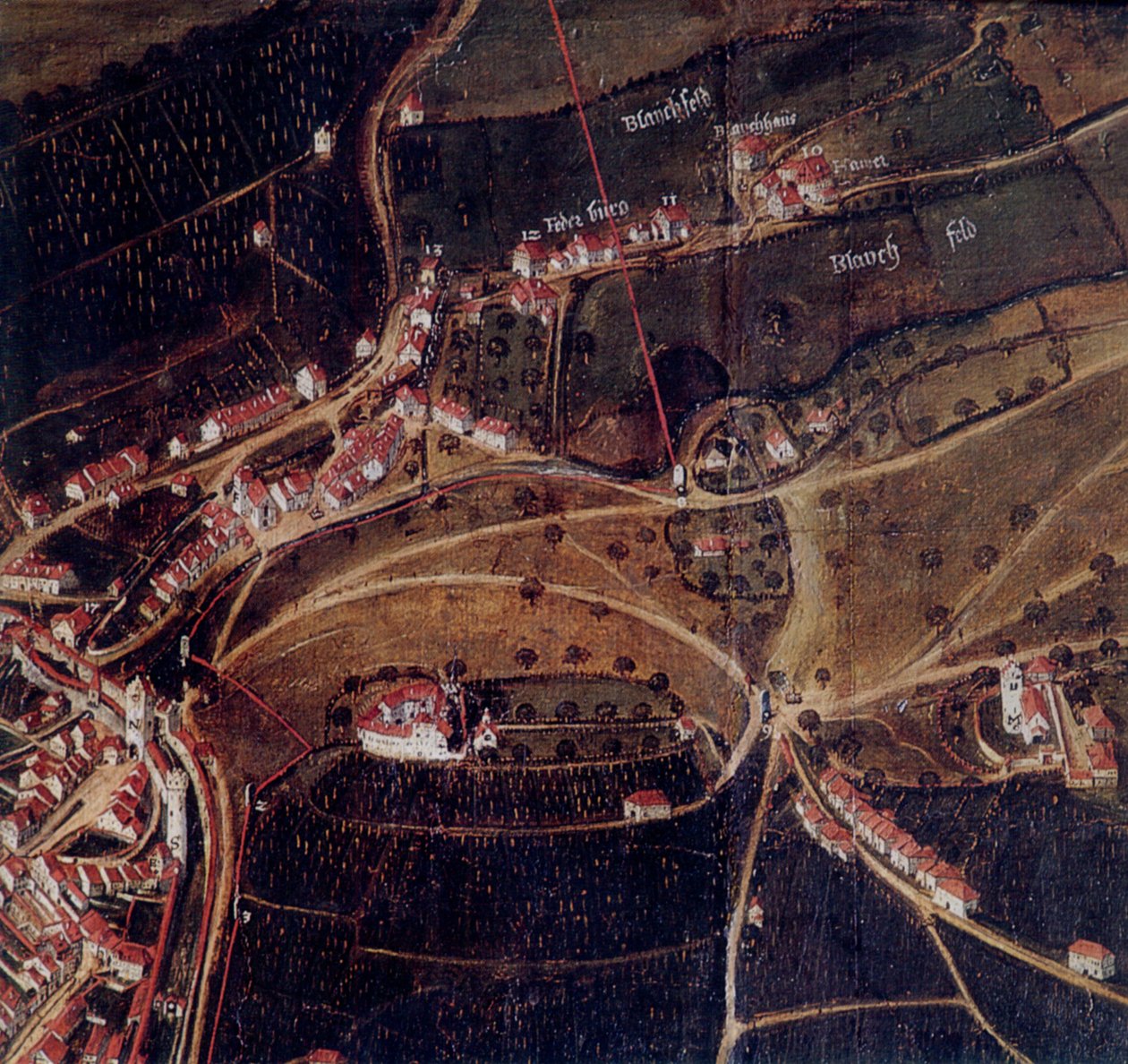 Vorstadt Ölschwang, Veitsburg av David Mieser