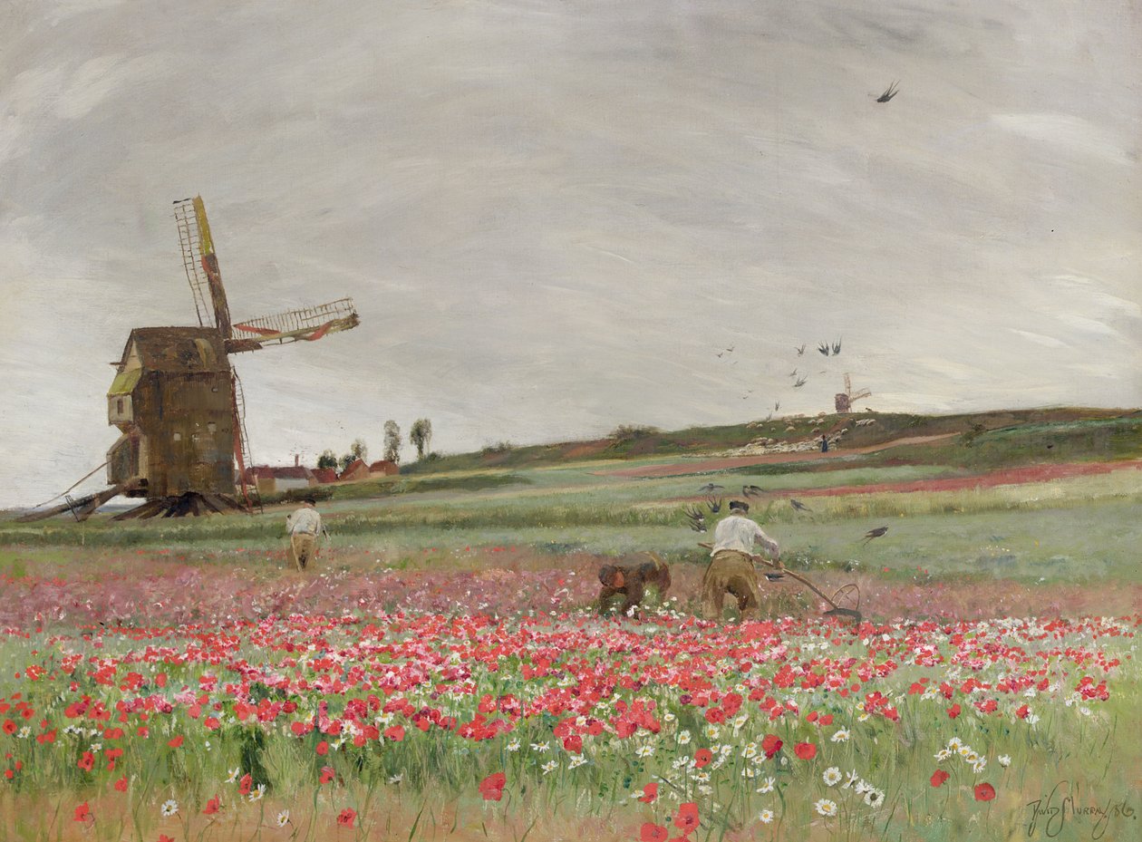 Vallmofältet, 1886 av David Murray