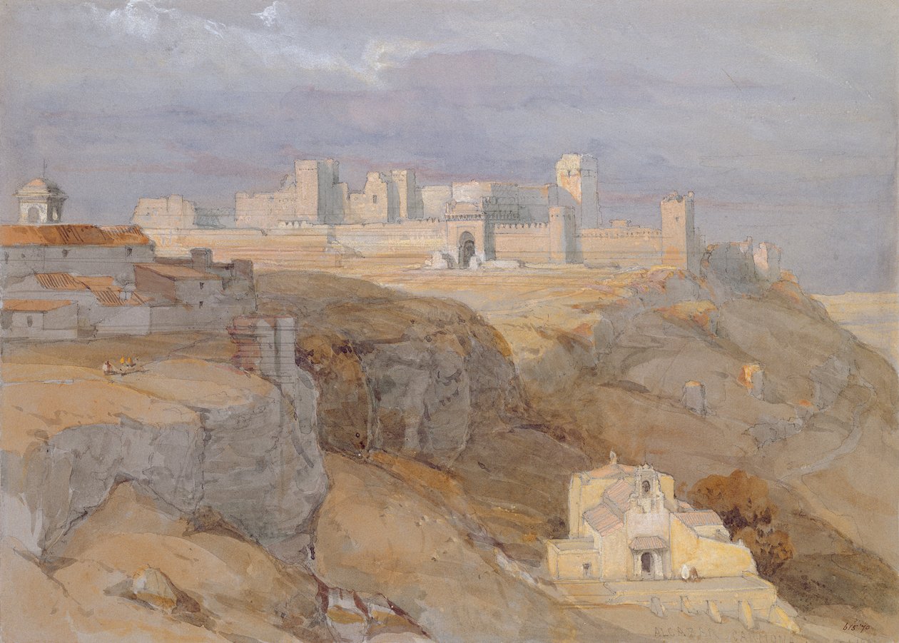Alcazar i Carmona, Andalusien av David Roberts