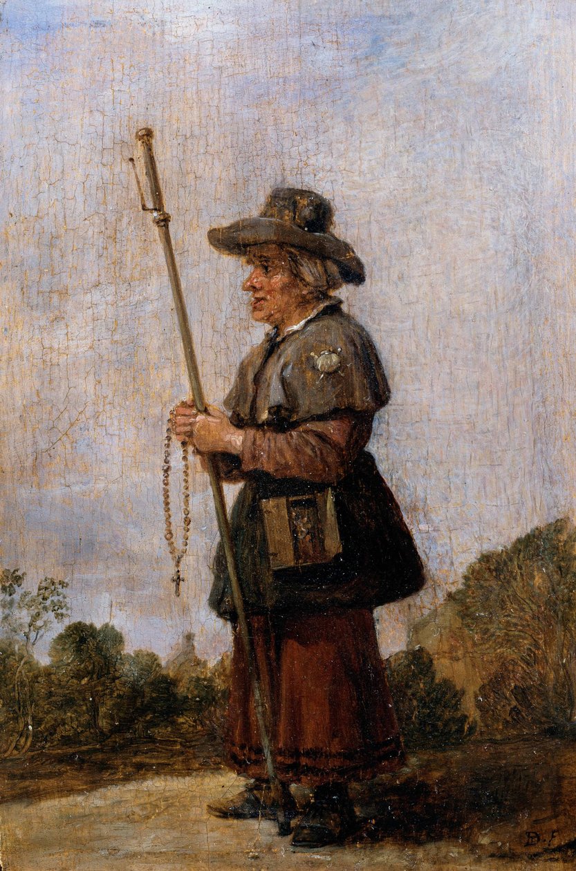 Kvinnlig pilgrim av David Teniers the Younger