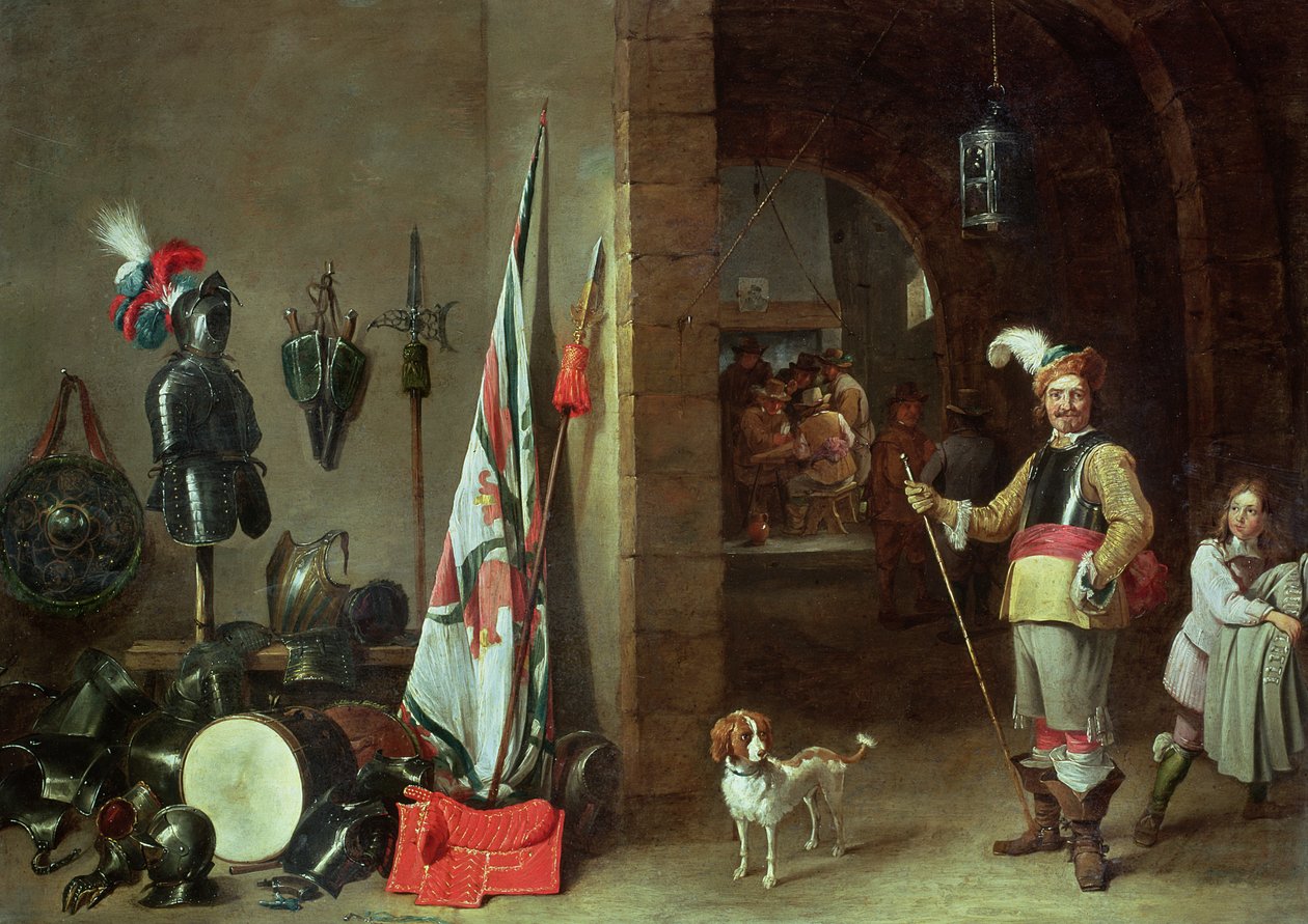 Vaktrum av David Teniers the Younger