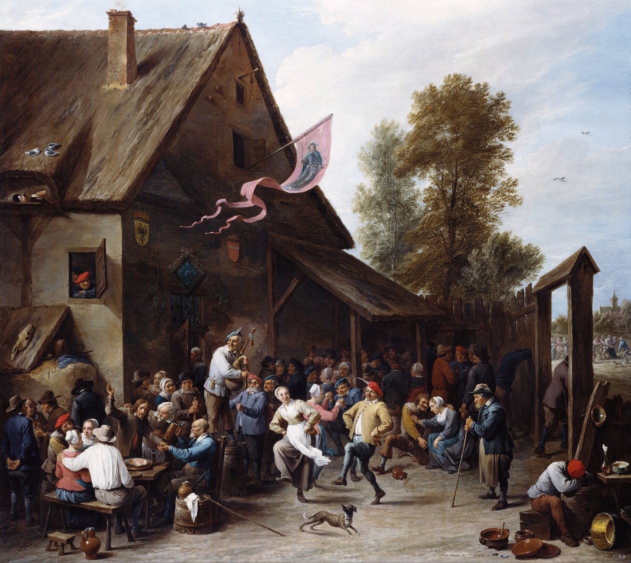 Tivoli på St Georges Day av David Teniers the Younger