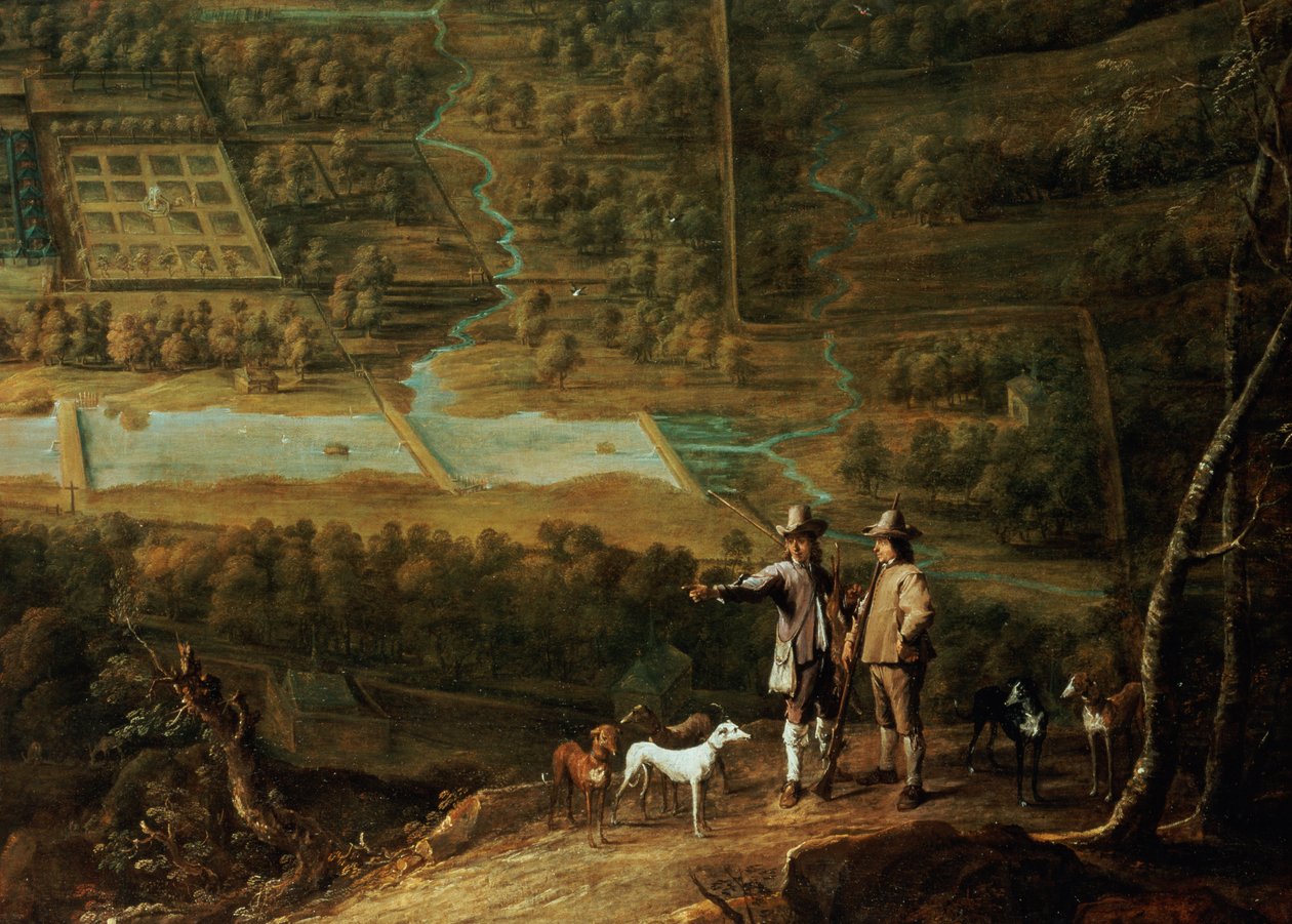 Landskap med idrottsmän av David Teniers the Younger