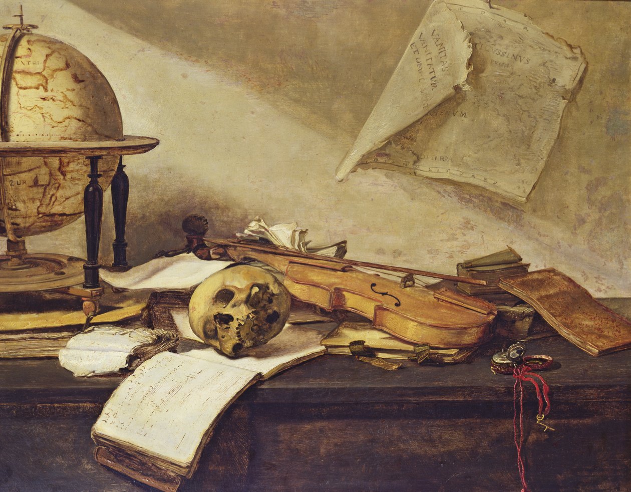 Memento Mori av David Teniers the Younger