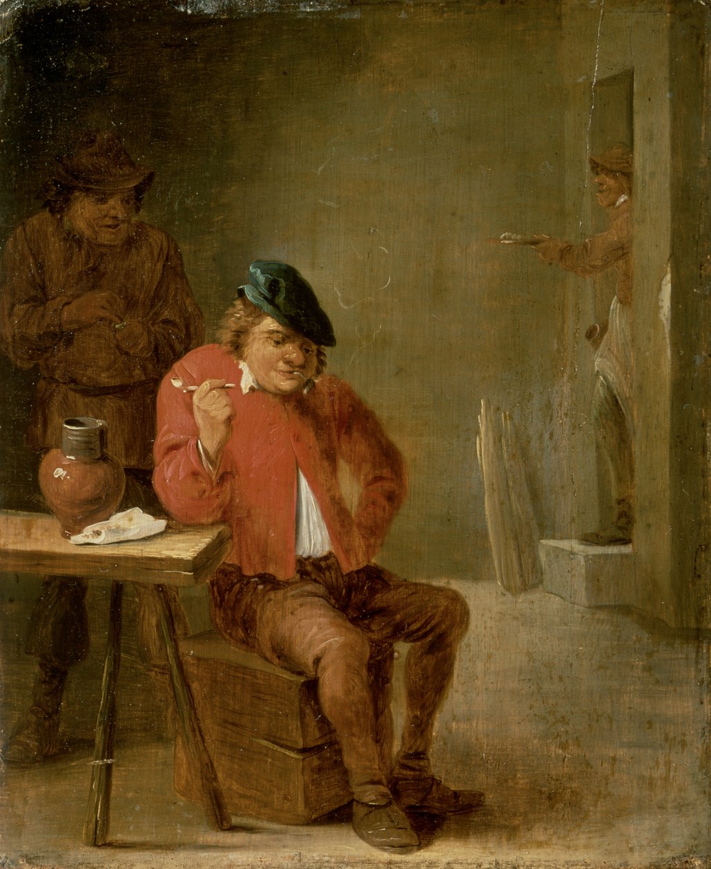 Rökaren av David Teniers the Younger