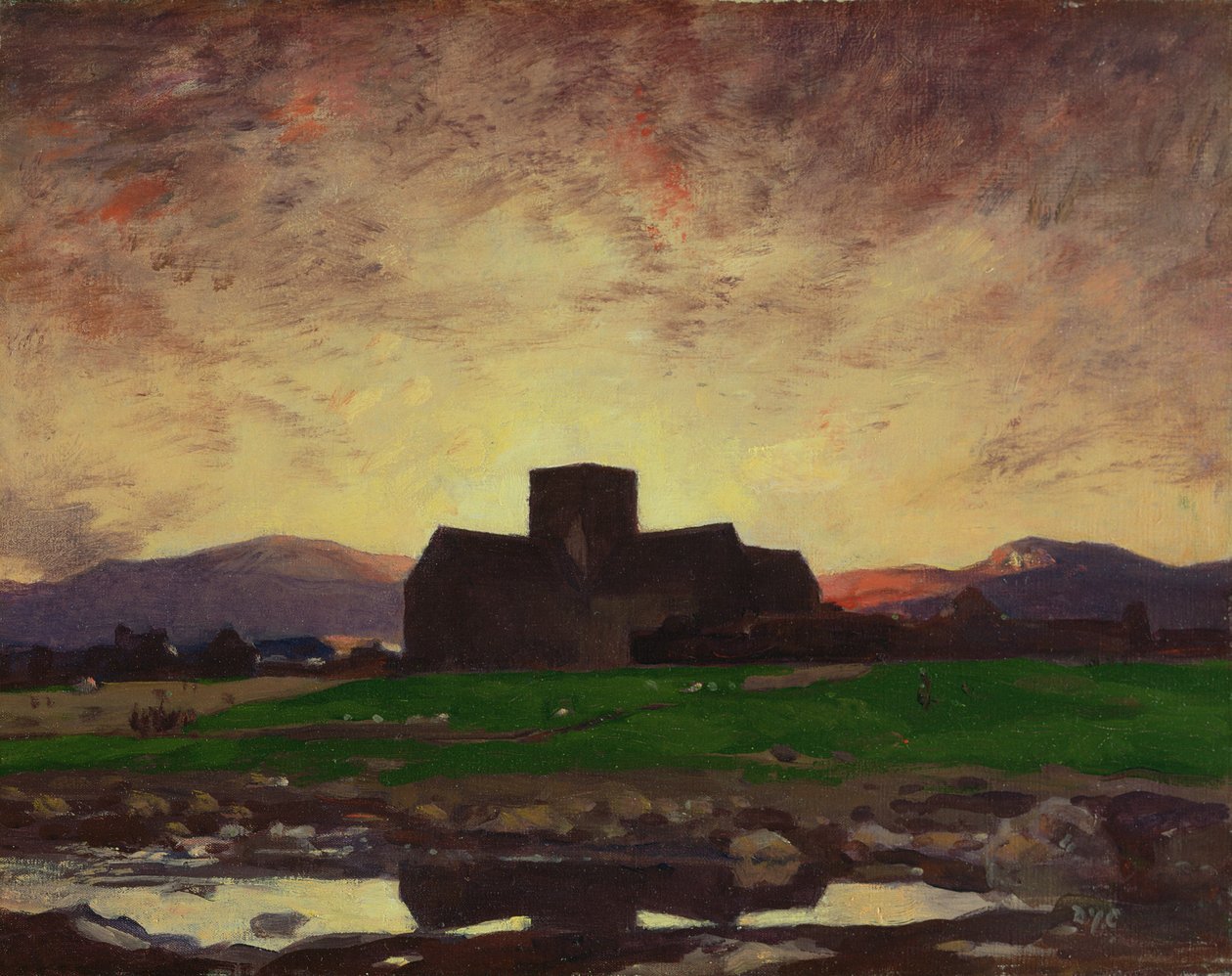 Solnedgång, Iona av David Young Cameron