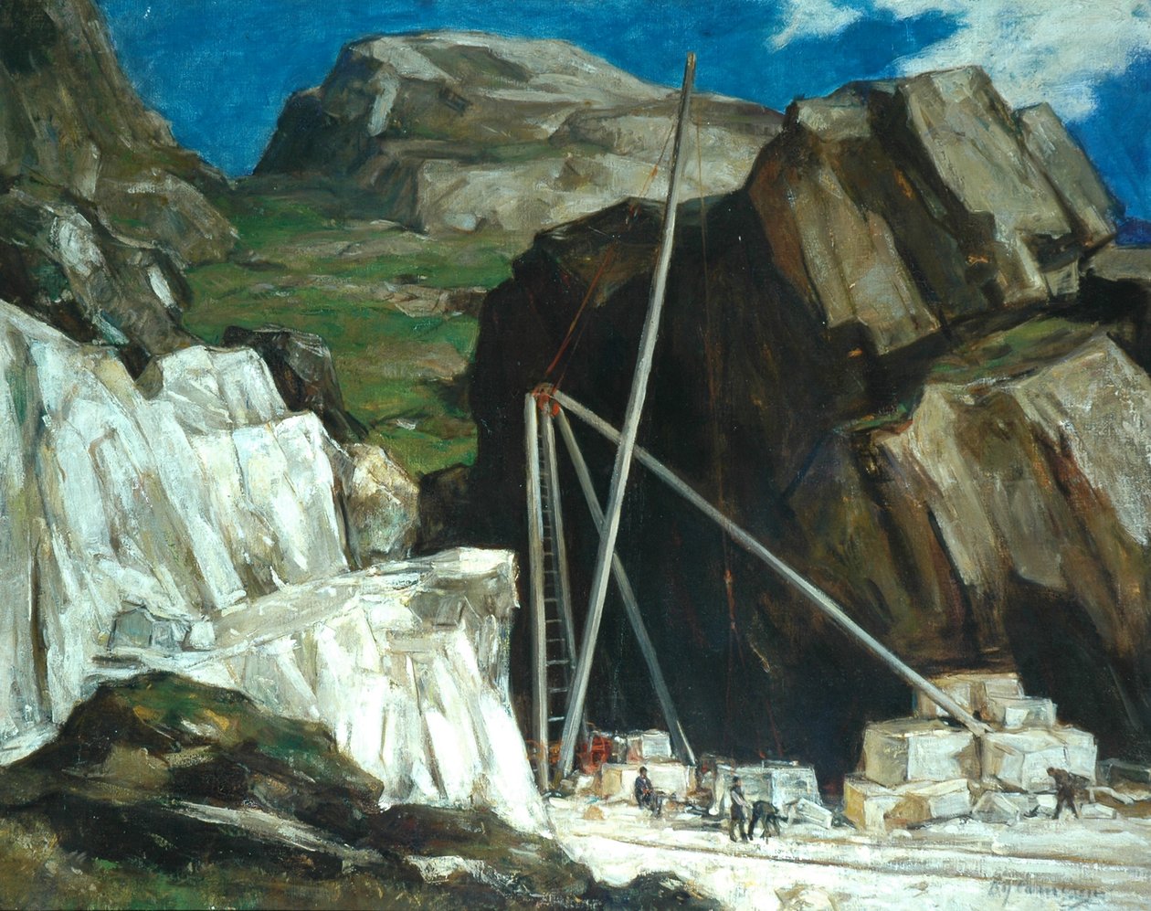 Marmorgruvan, Iona av David Young Cameron