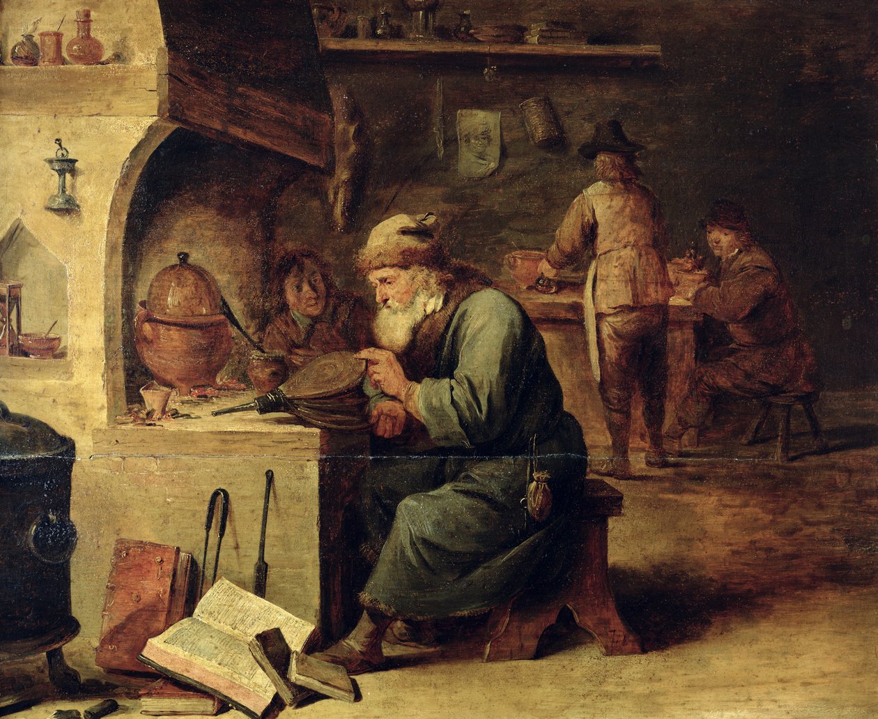 En alkemist av David Teniers the Younger