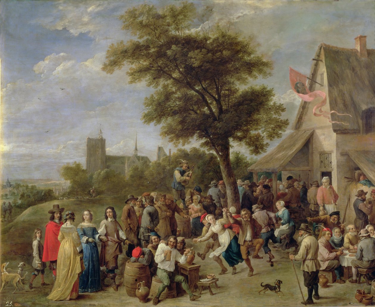 Bönders glädje, ca 1650 av David Teniers the Younger