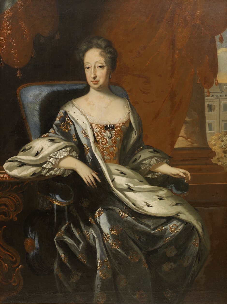 Hedvig Eleonora, Sveriges drottning Porträtt av Hedvig Eleonora av David von Krafft
