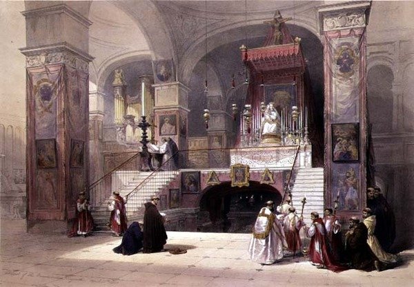 Bebådelsens kapell, Nasaret, 28 april 1839, skylt 32 från volym I av 