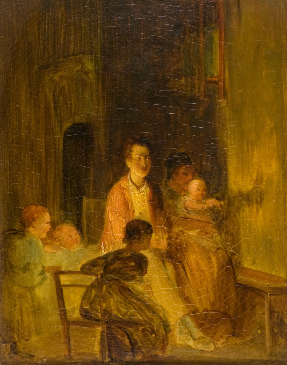The Rabbit on the Wall, ca 1815 (olja på duk) av David (attr.) Wilkie
