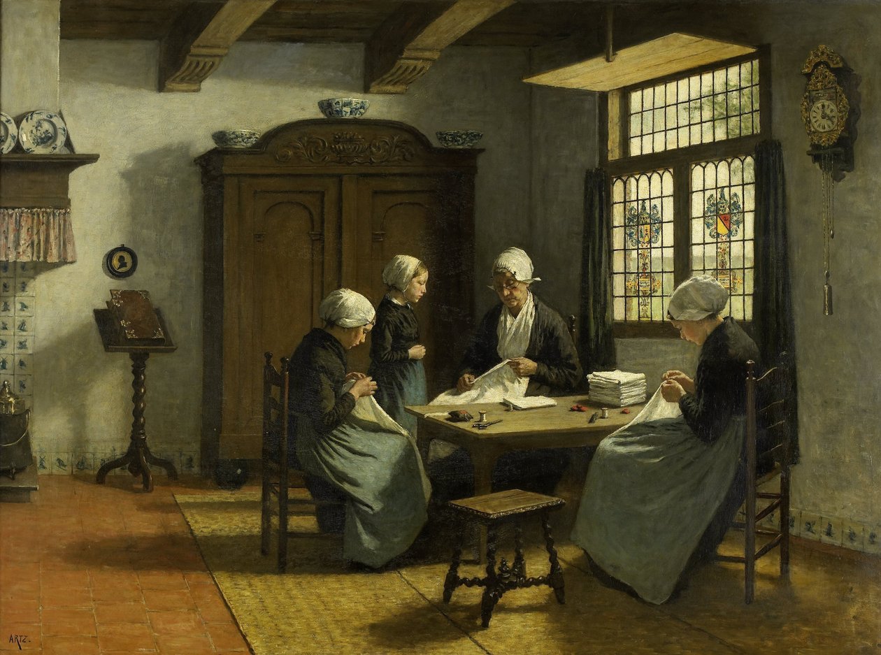 I barnhemmet i Katwijk-Binnen av David Adolph Constant Artz