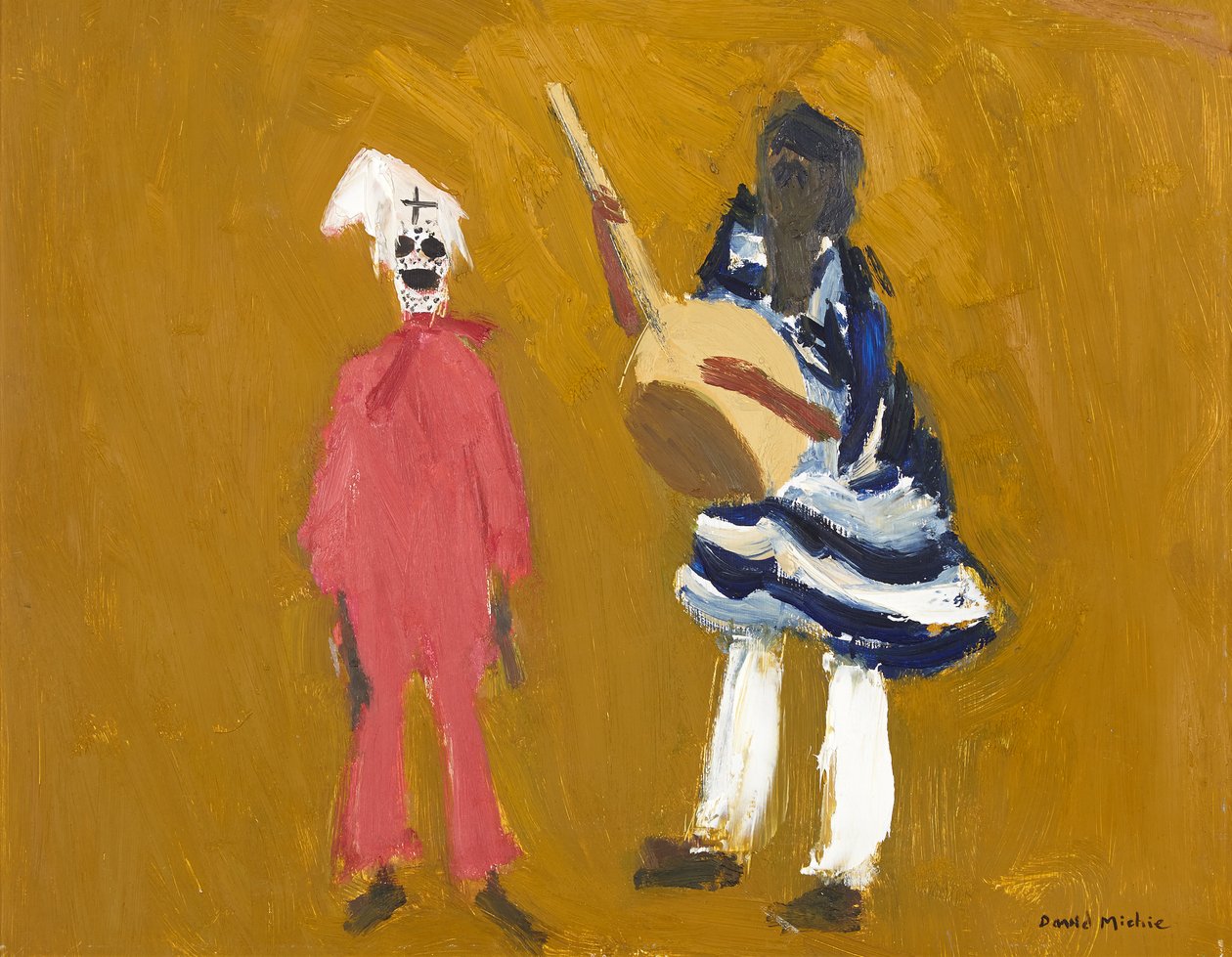 Musiker och clown, Le Grand Ballet de Senegal av David Alan Redpath Michie