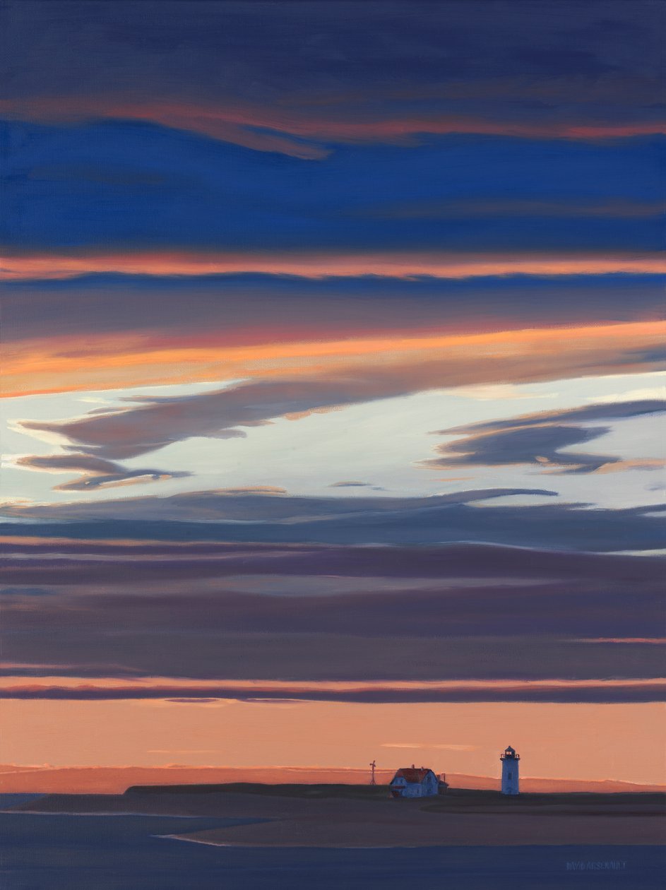 Race Point Finish, 2017 (olja på duk) av David Arsenault