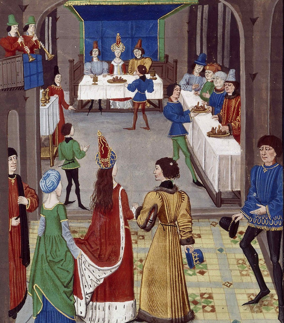 Äktenskapet. Från: Renaud de Montauban, ca 1465. av David Aubert