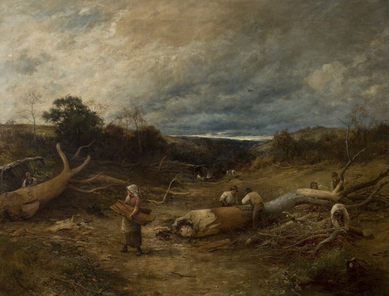 Hjärtan av ek, 1891 av David Bates