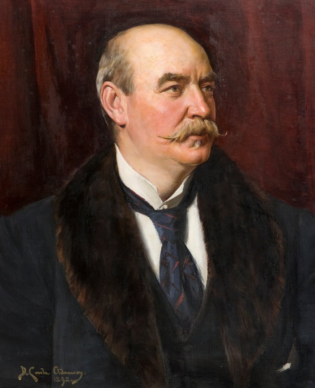 Porträtt av James Russell (Dundee Chemist) av David Comba Adamson