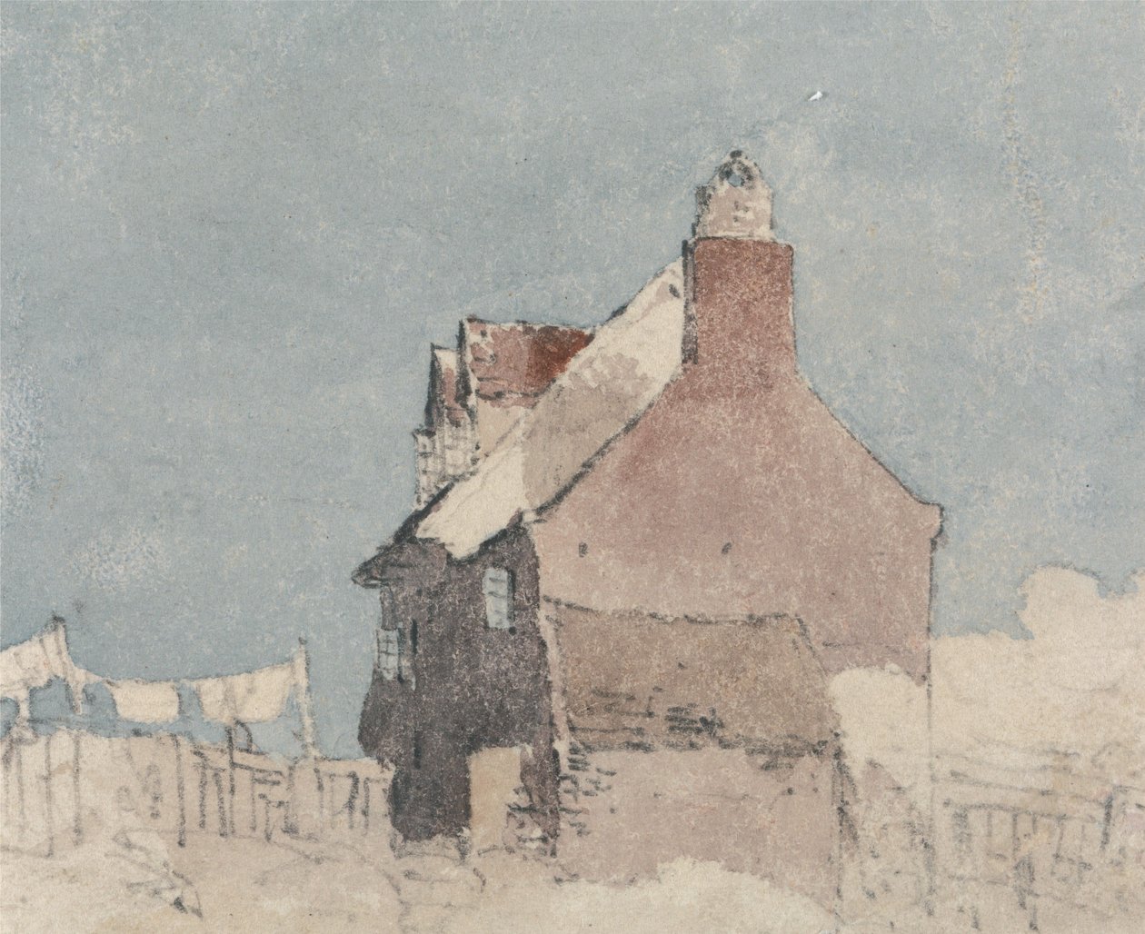 Stuga i Northfleet, Kent av David Cox