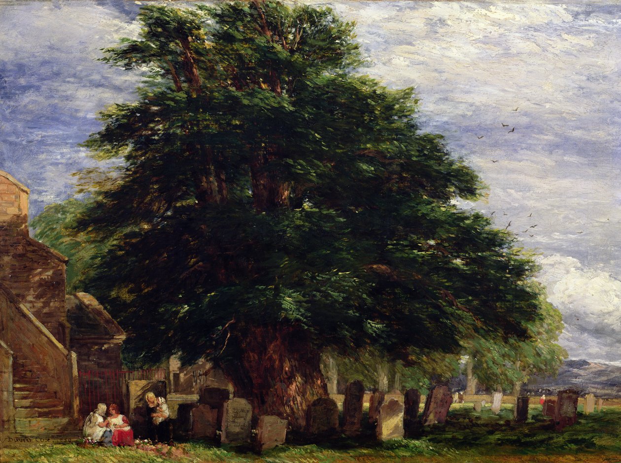 Darley kyrkogård av David Cox