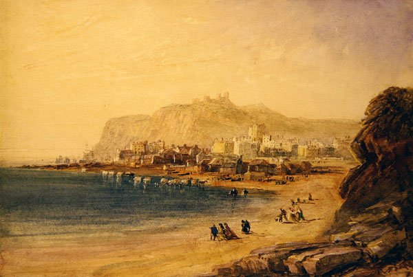 Dover (akvarell på papper) av David Cox