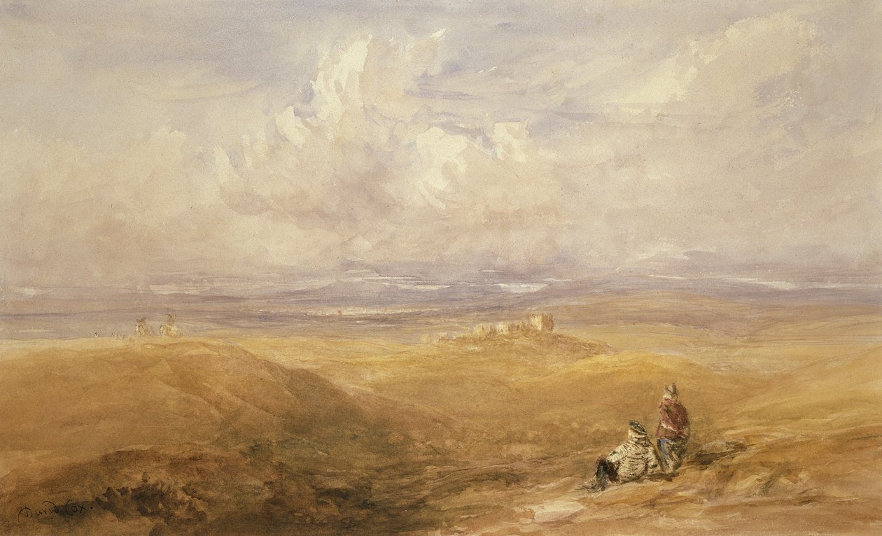 Lancaster Castle (wc på papper) av David Cox