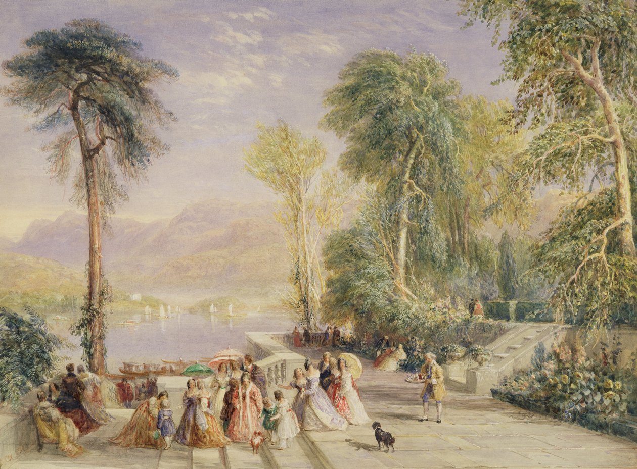 Windermere under regattan av David Cox