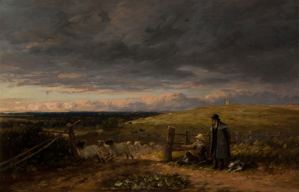 Ändra betesmark, 1847. av David Cox the elder
