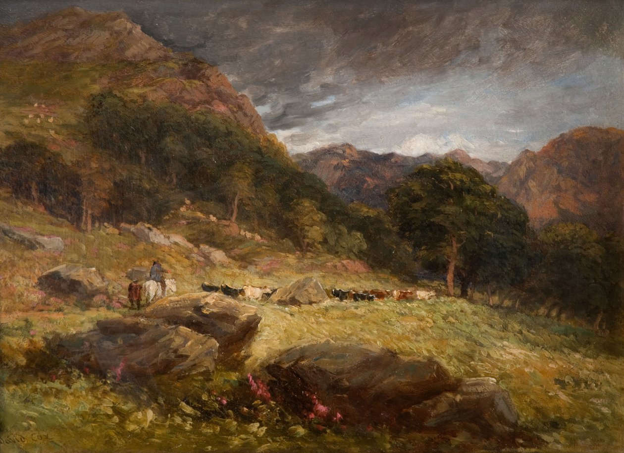 Körande boskap, 1849. av David Cox the elder