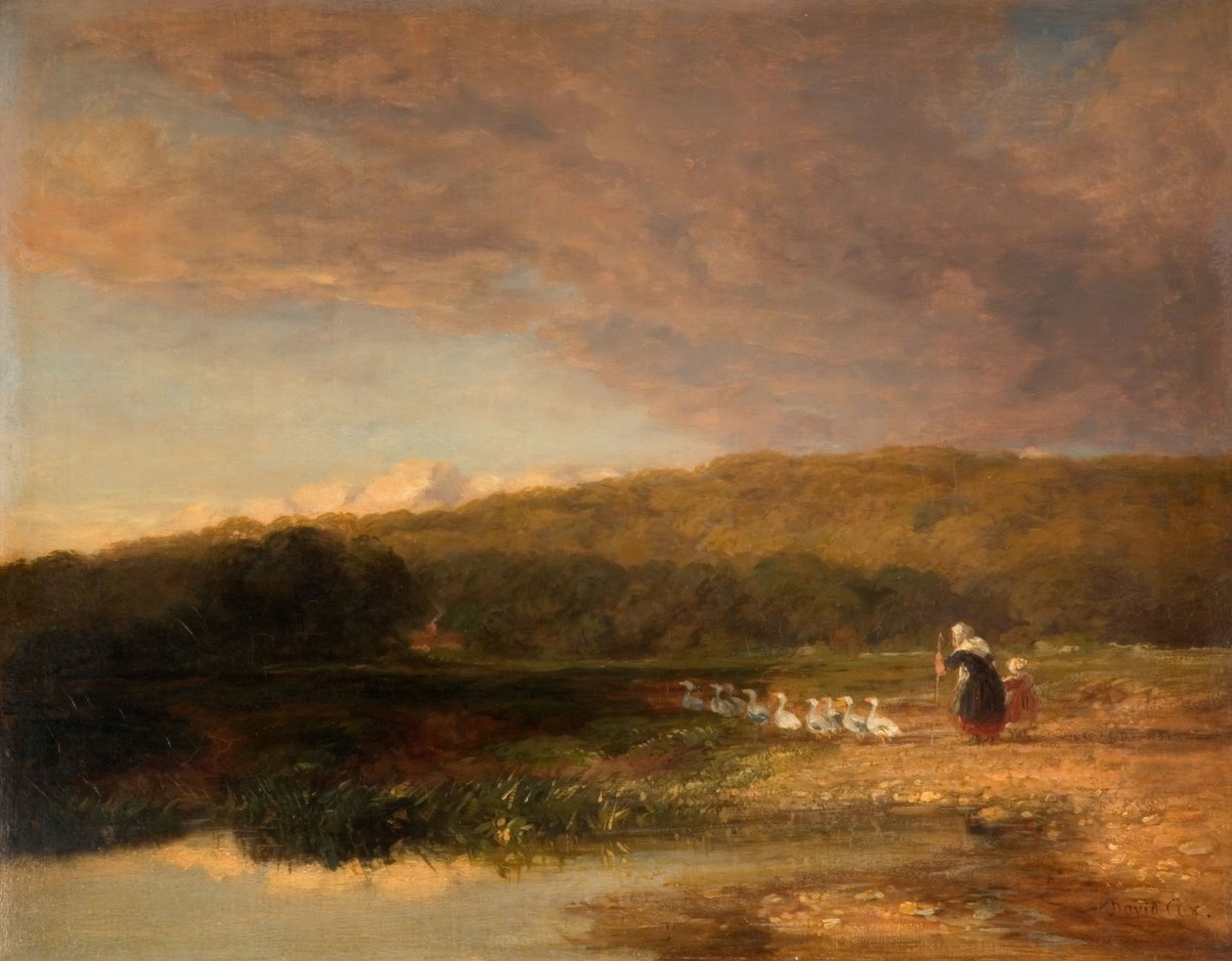 Afton, 1851-1853. av David Cox the elder