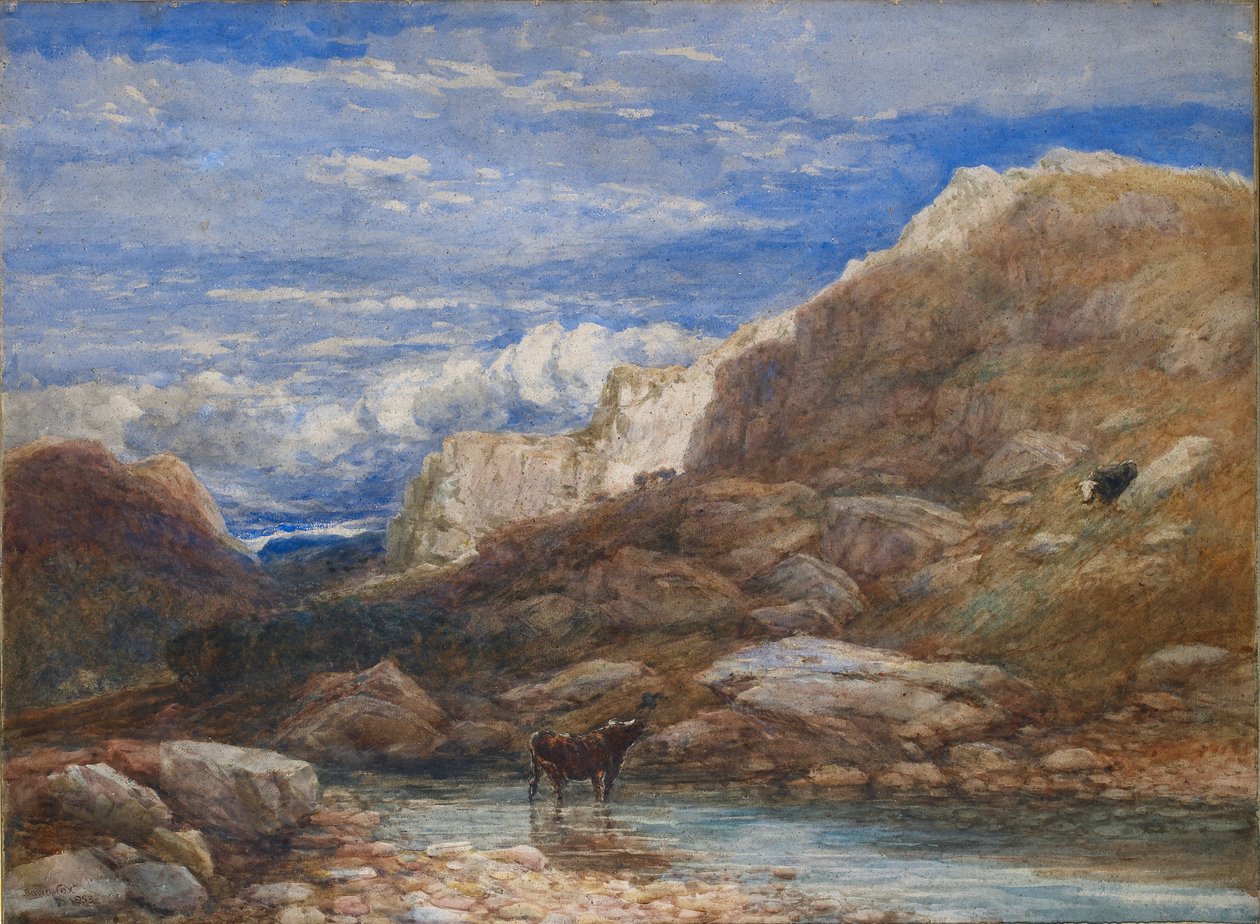 Utmaningen, 1853 av David Cox the elder